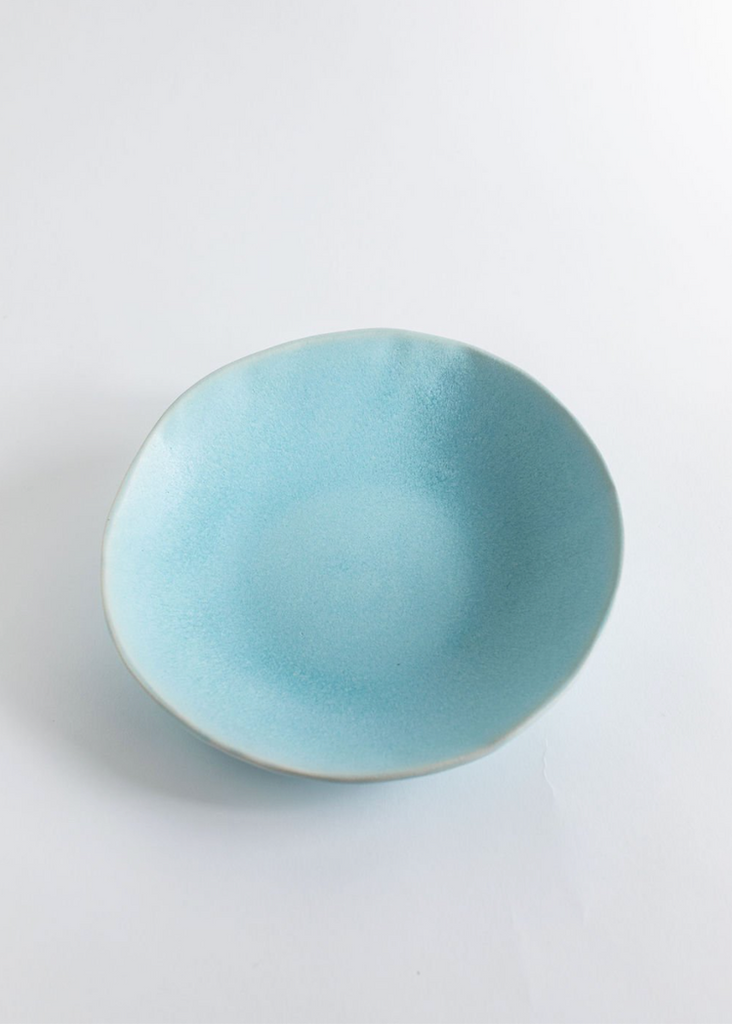 Tagliaferro Ceramics | Pasta Bowl Aqua Matte