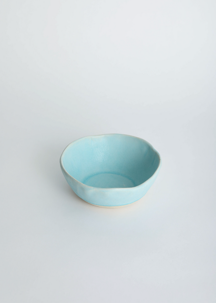 Tagliaferro Ceramics | Porridge Bowl Aqua Matte