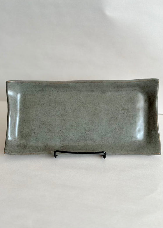 Tagliaferro Ceramics | Vanity Tray Charcoal Shino