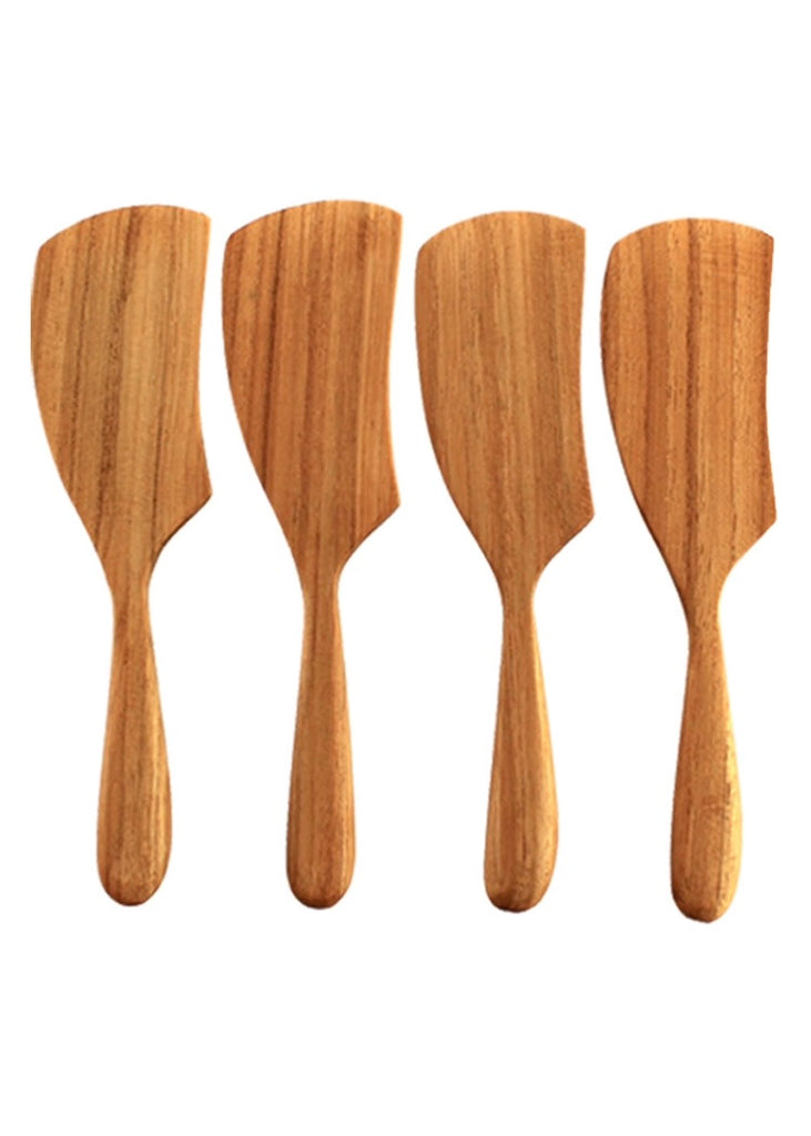 Teak Wide Spreaders | Set of 4
