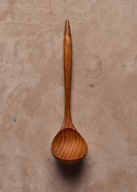 Teak Padma Sauce Ladle
