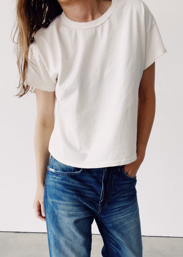 Hey Gang | The Boxy Tee | White