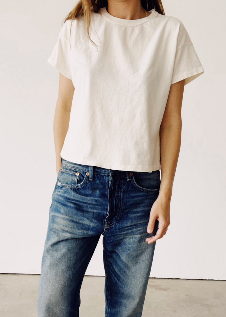 Hey Gang | The Boxy Tee | White