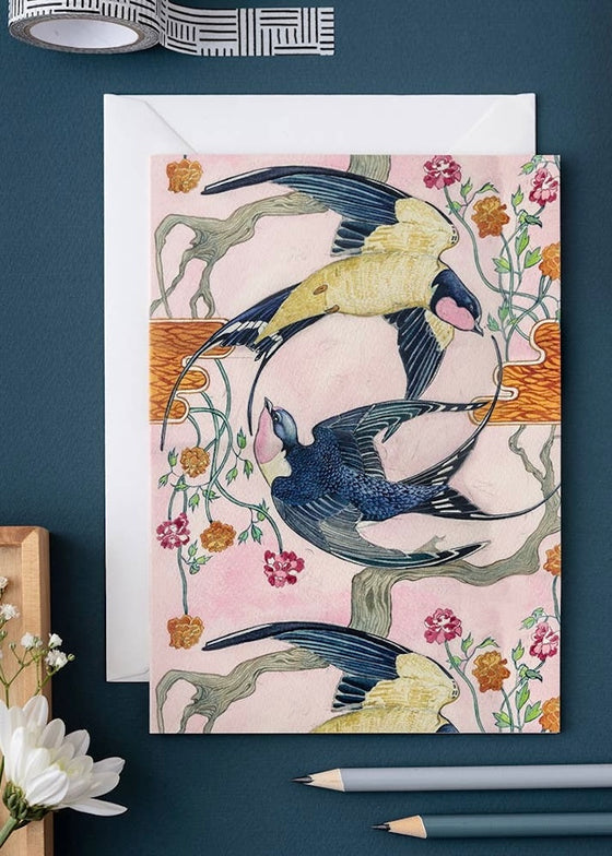 The DM Collection | Swallows Card