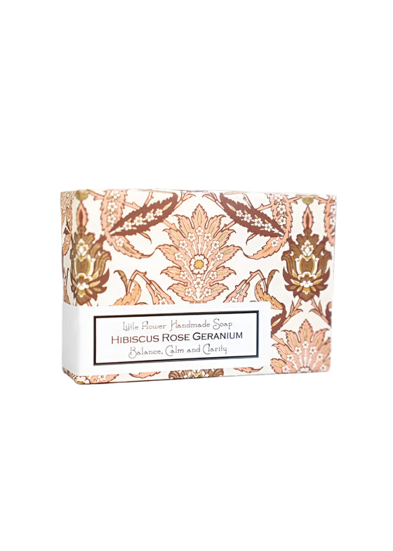 The Little Flower Soap Co | Hibiscus Rose Geranium Handmade Soap