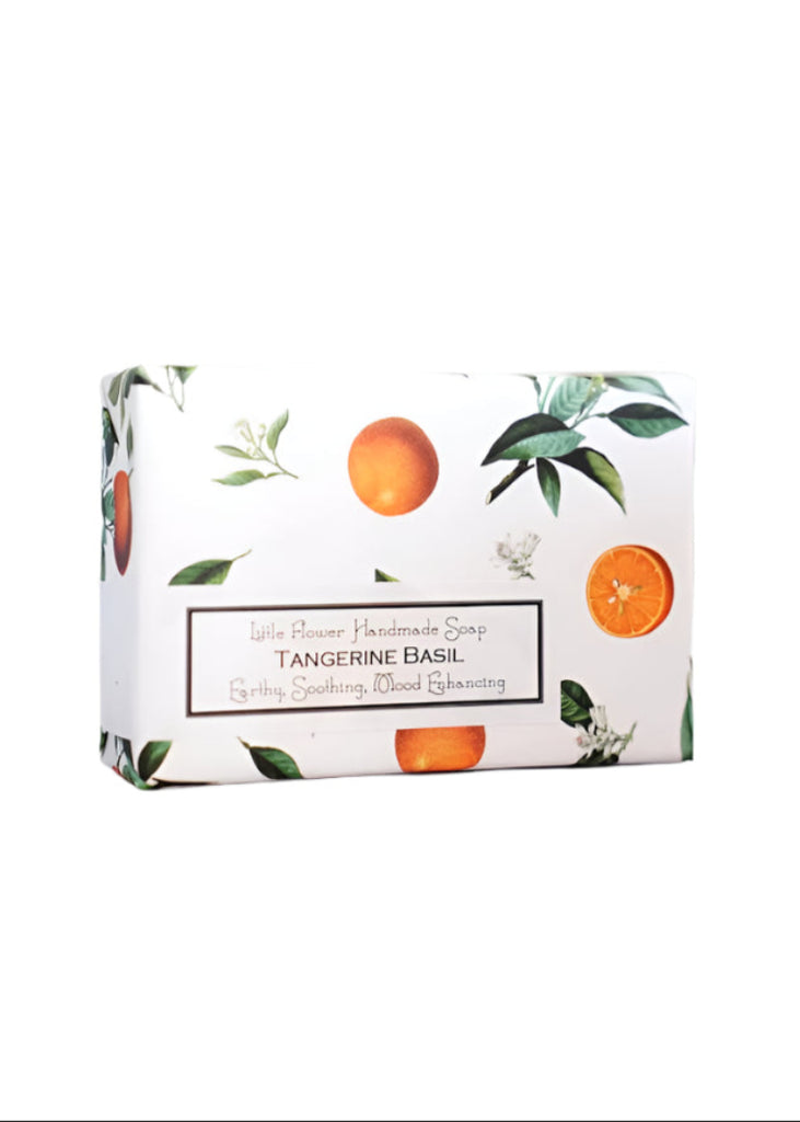 The Little Flower Soap Co | Tangerine Basil Handmade Soap