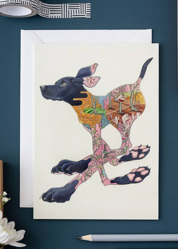 The DM Collection | Black Labrador Card
