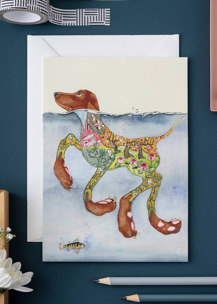 The DM Collection | Doggy Paddle Card