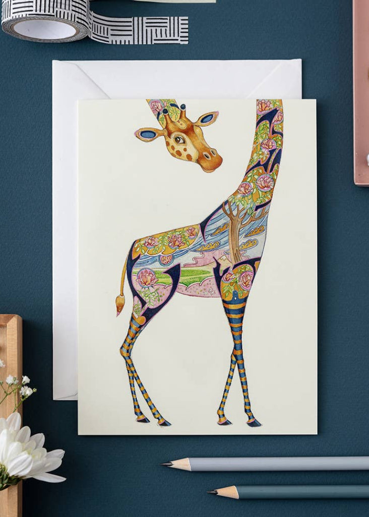 The DM Collection | Giraffe Greetings Card