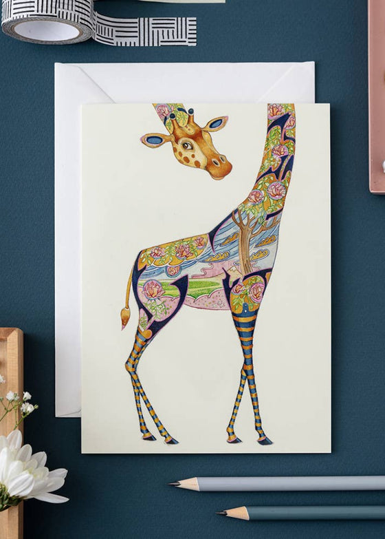 The DM Collection | Giraffe Greetings Card