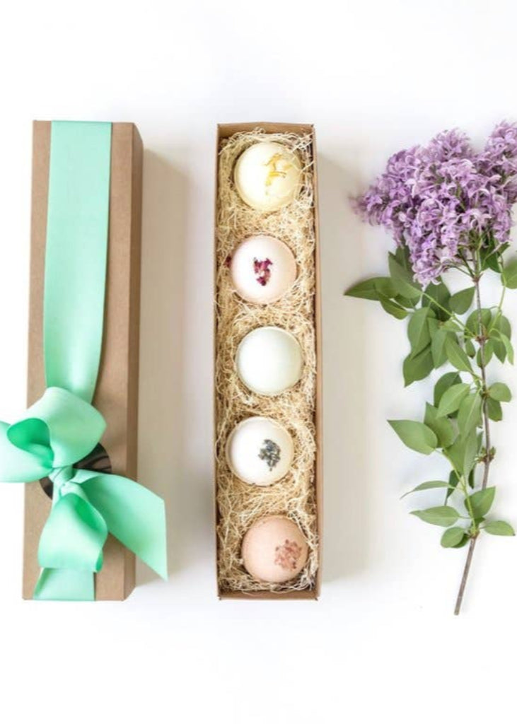 The Little Flower Soap Co | Bath Bombs Gift Set of 5