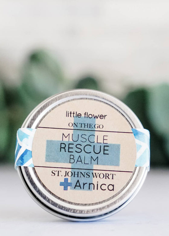The Little Flower Soap Co | Muscle Rescue Balm Tin
