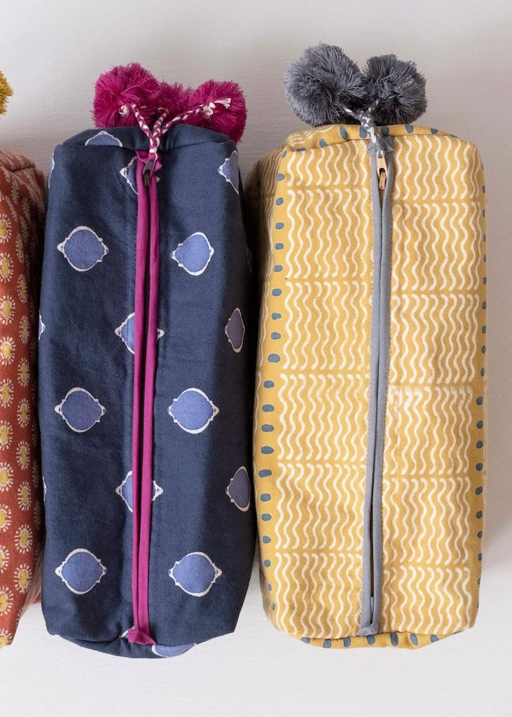 Toiletry Bag | Squiggle Mustard