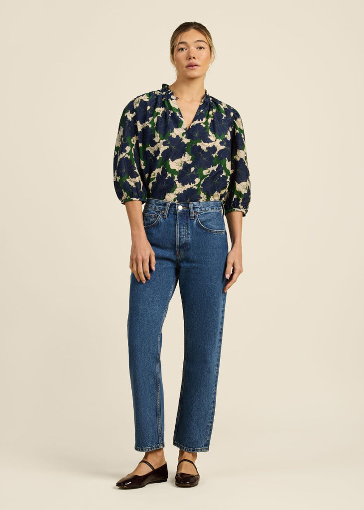 Trovata | Orly Blouse in Nightfall Bloom