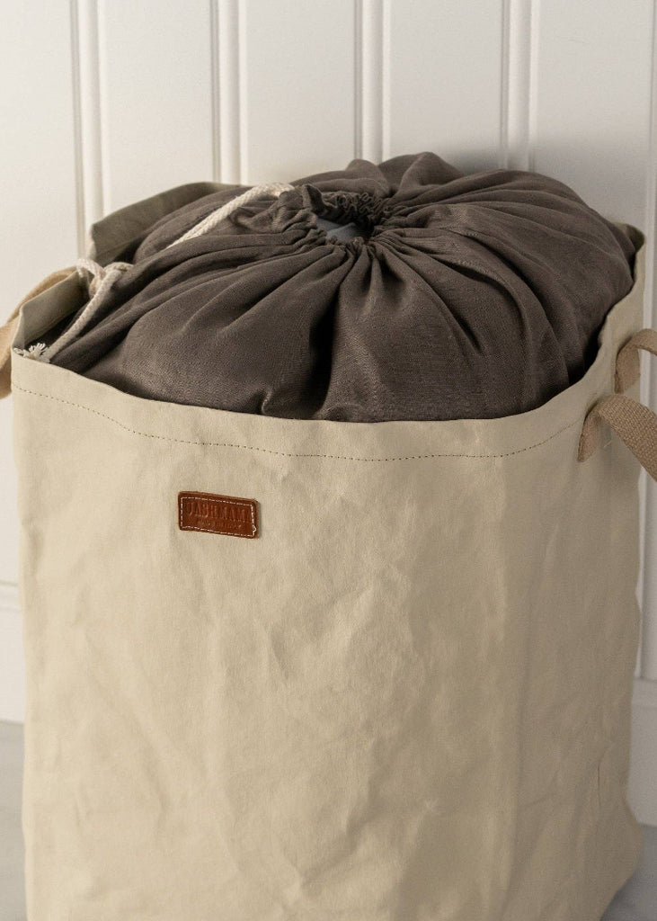 Uashmama | Positano Laundry Hamper Bag | Cachemire