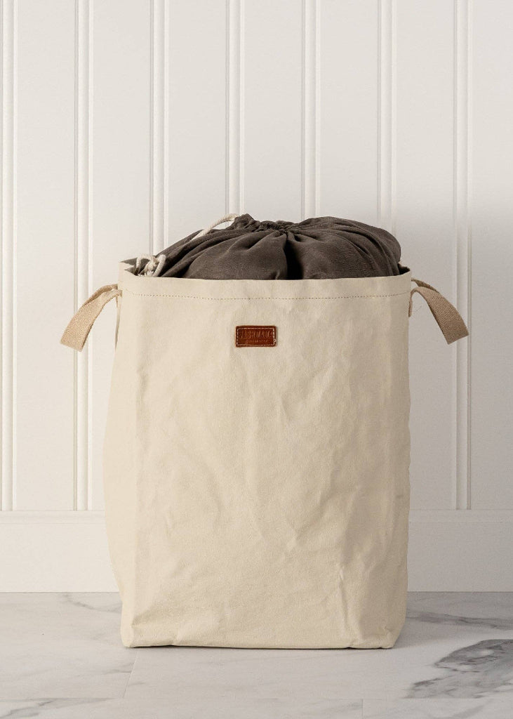 Uashmama | Positano Laundry Hamper Bag | Cachemire