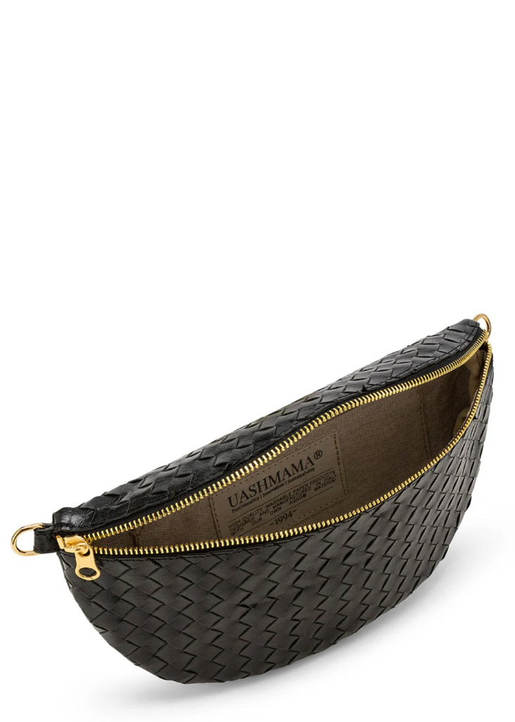 Uashmama | Sling Body Bag | Woven Black