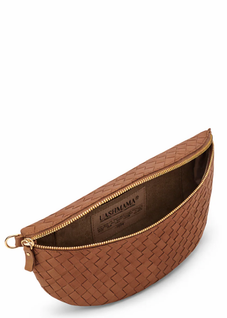 Uashmama | Sling Body Bag | Woven Cuoio2