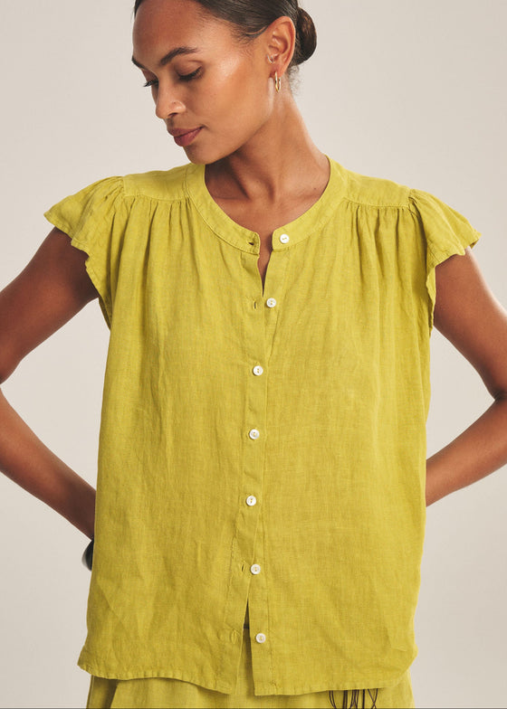 Velvet by Graham & Spencer | Janey Top | Citron