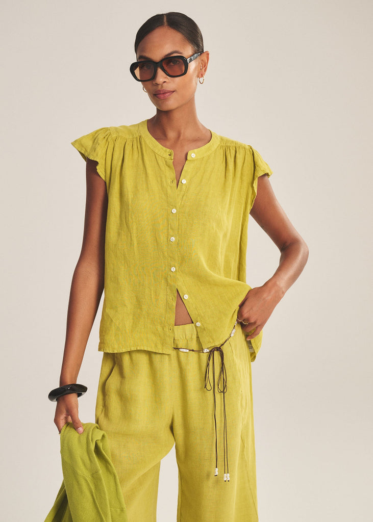 Velvet by Graham & Spencer | Janey Top | Citron