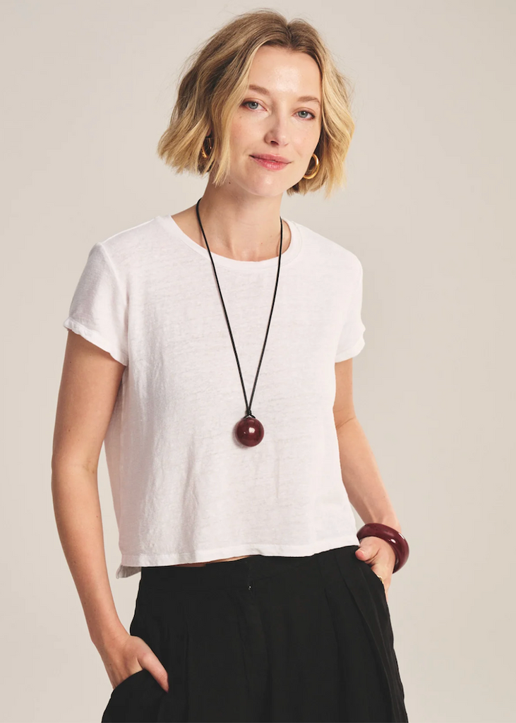 Velvet by Graham & Spencer | Casey Top | White