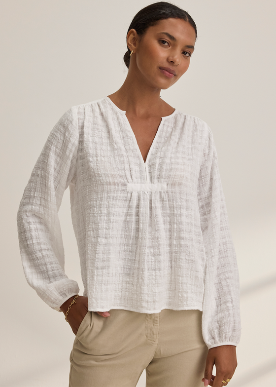 Velvet by Graham & Spencer | Kora Top - White