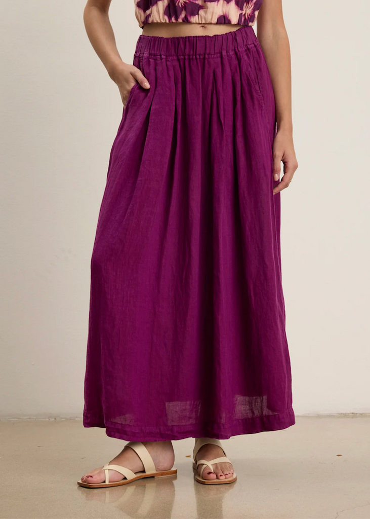 Velvet by Graham & Spencer | Linda Skirt | Grape