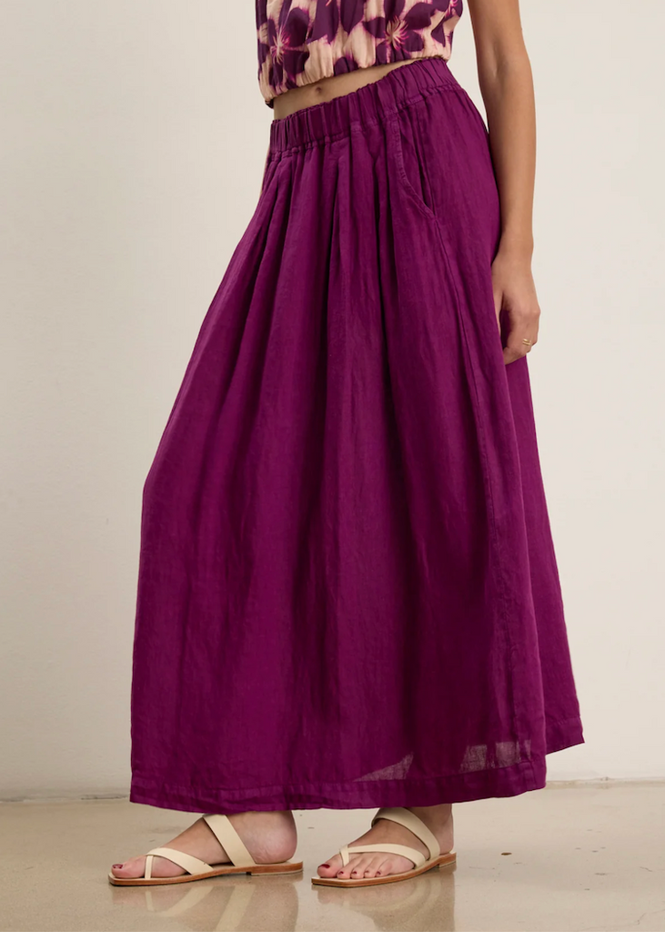 Velvet by Graham & Spencer | Linda Skirt | Grape