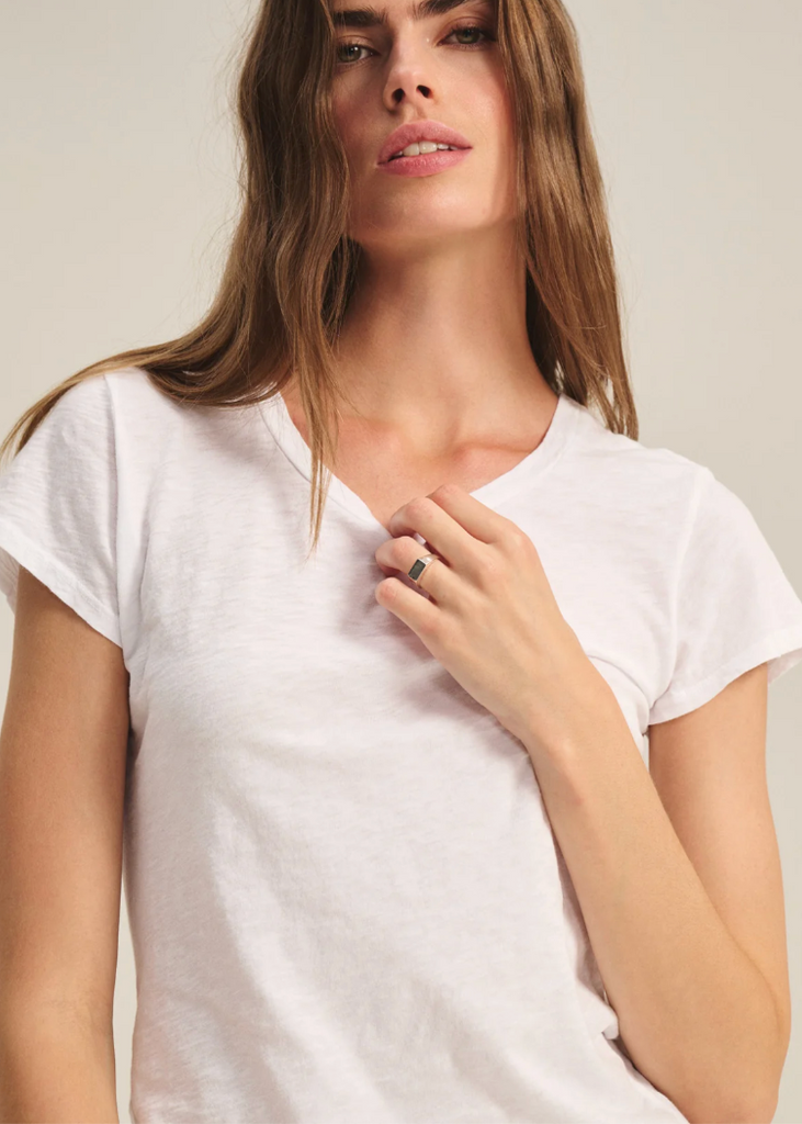 Velvet by Graham + Spencer | Odelia Tee | White