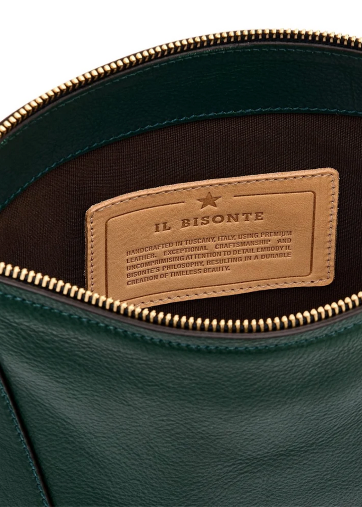 Il Bisonte | Storia Crossbody Bag | Verde Oleandro