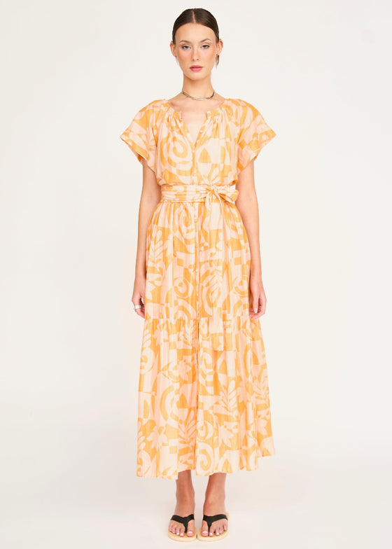 Vienna Maxi Dress | Orangesicle