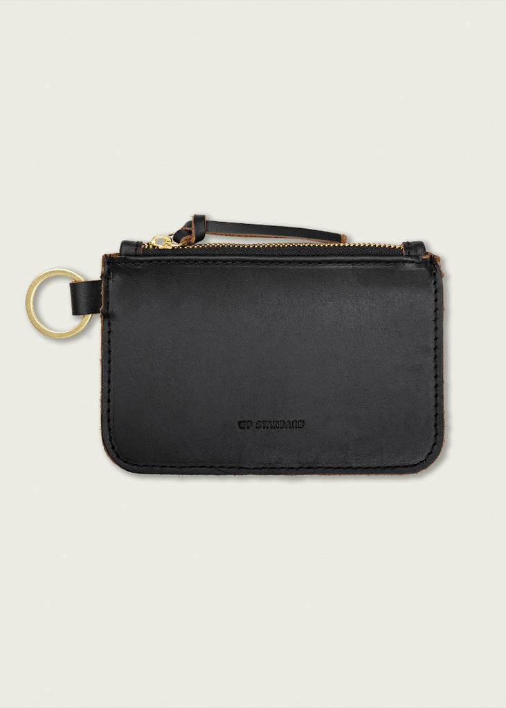 WP Standard | Leather Zip Key Pouch | Black