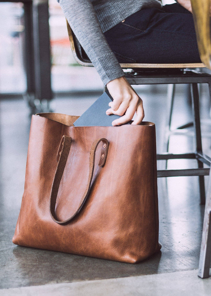 WP Standard | Vintage Leather Tote Bag