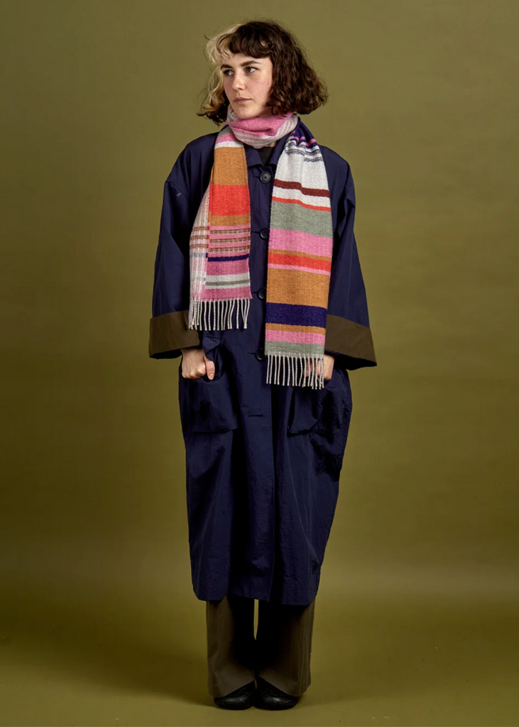Wallace + Sewell | Angus Lambswool Scarf | Strawberry