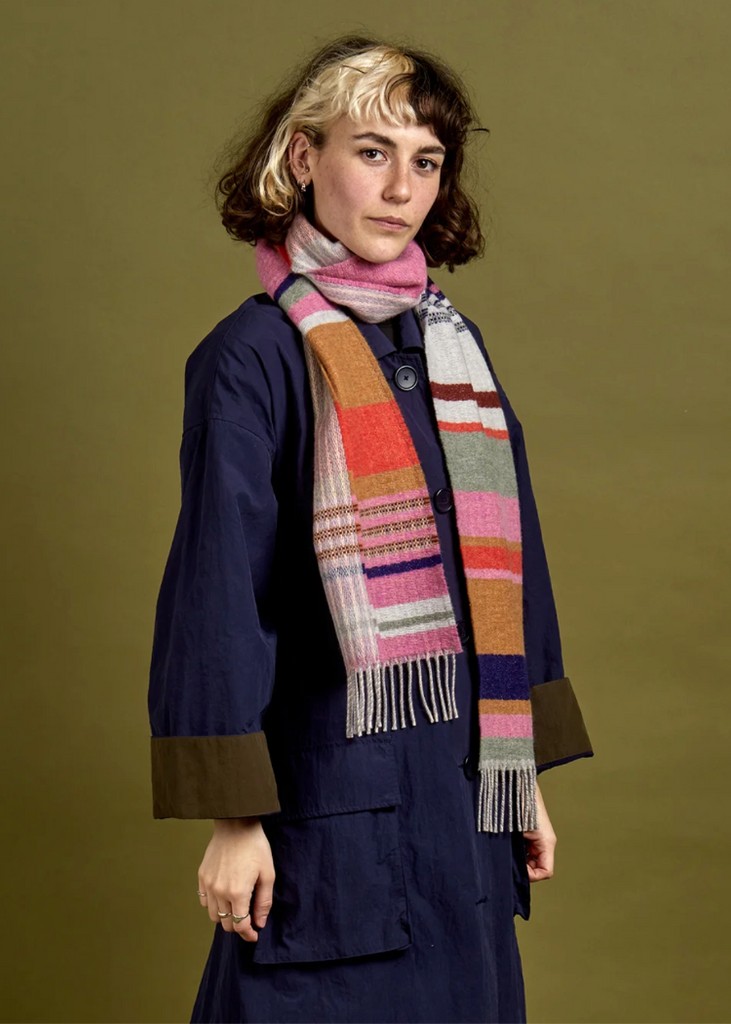 Wallace + Sewell | Angus Lambswool Scarf | Strawberry