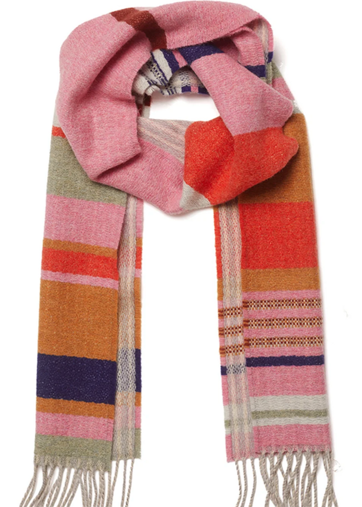 Wallace + Sewell | Angus Lambswool Scarf | Strawberry