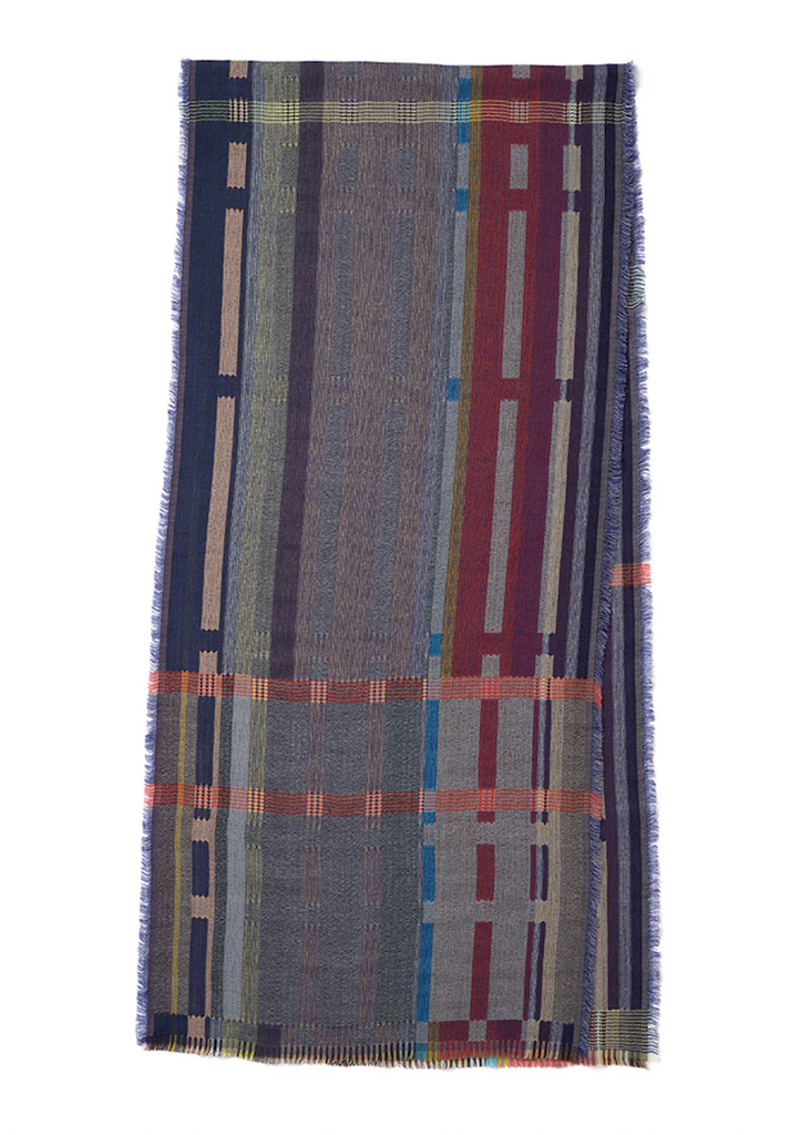 Wallace + Sewell | Campanula Denim Wool + Mohair Wrap