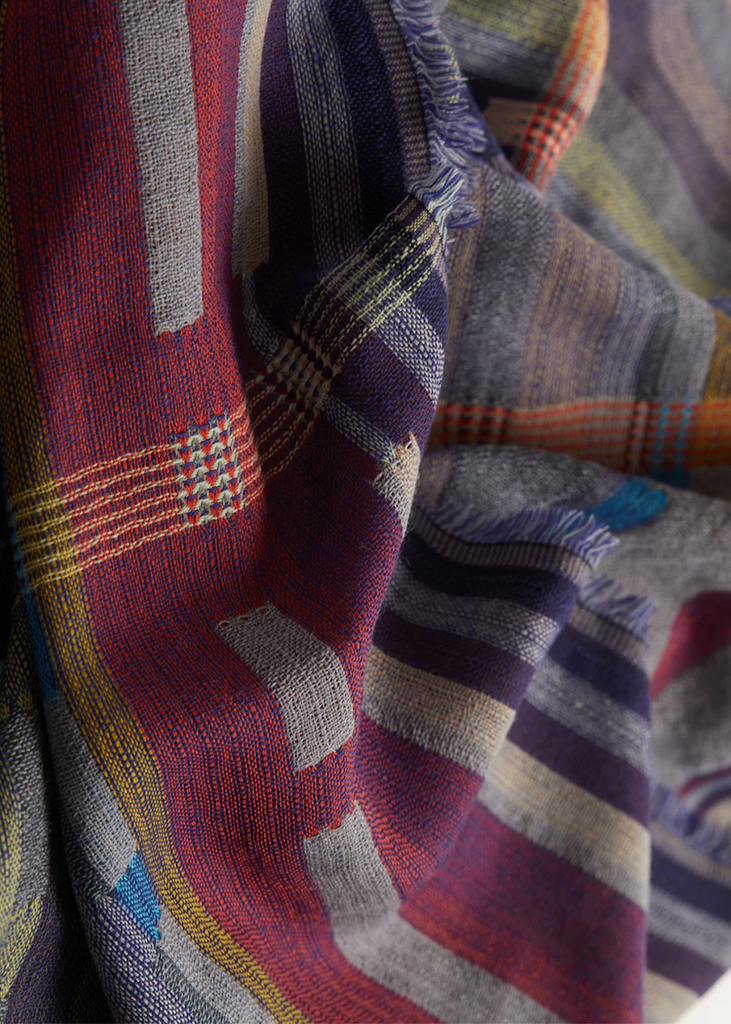 Wallace + Sewell | Campanula Denim Wool + Mohair Wrap