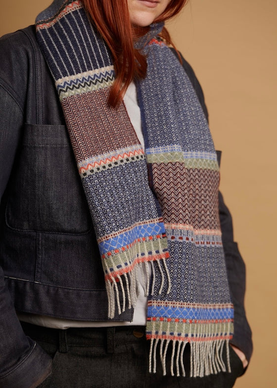 Wallace + Sewell | Cassia Fossil Lambswool Scarf