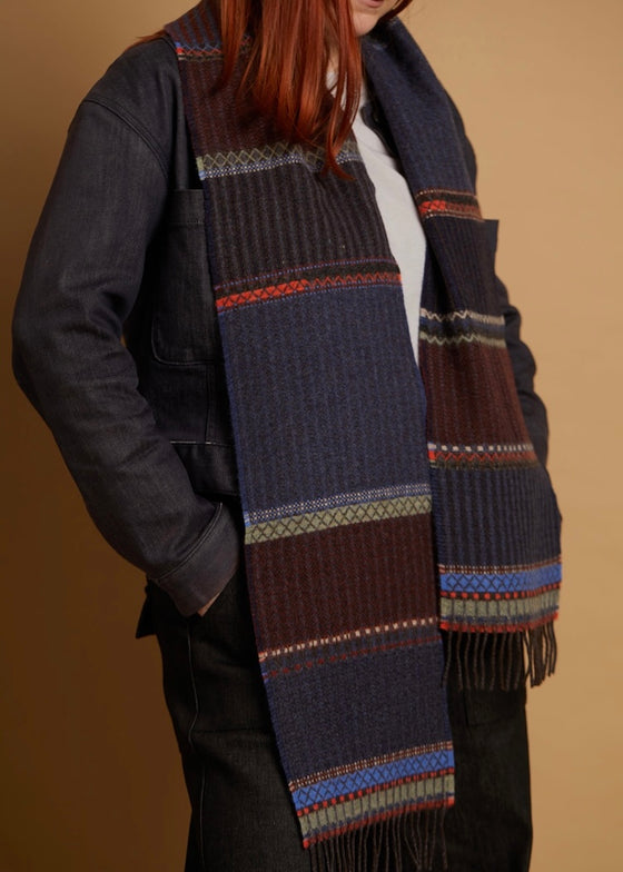 Wallace + Sewell | Cassia Ink Lambswool Scarf