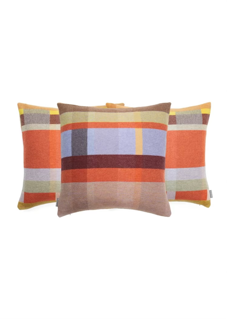 Wallace + Sewell | Cecil Block Cushion Cover | Peach
