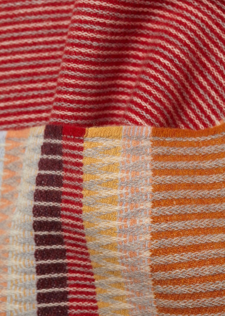 Wallace + Sewell | Edera Cranberry Lambswool Scarf