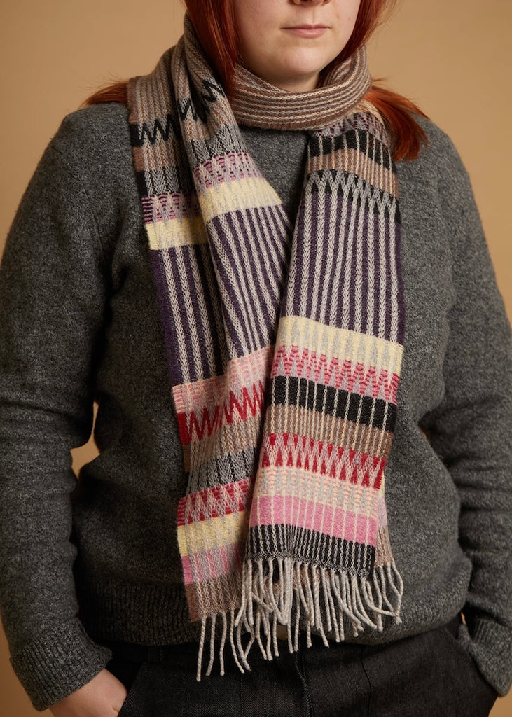 Wallace + Sewell | Edera Mouse Lambswool Scarf