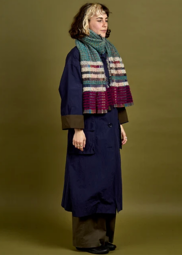 Wallace + Sewell | Mabel Wool + Cotton + Mohair Scarf | Pigeon