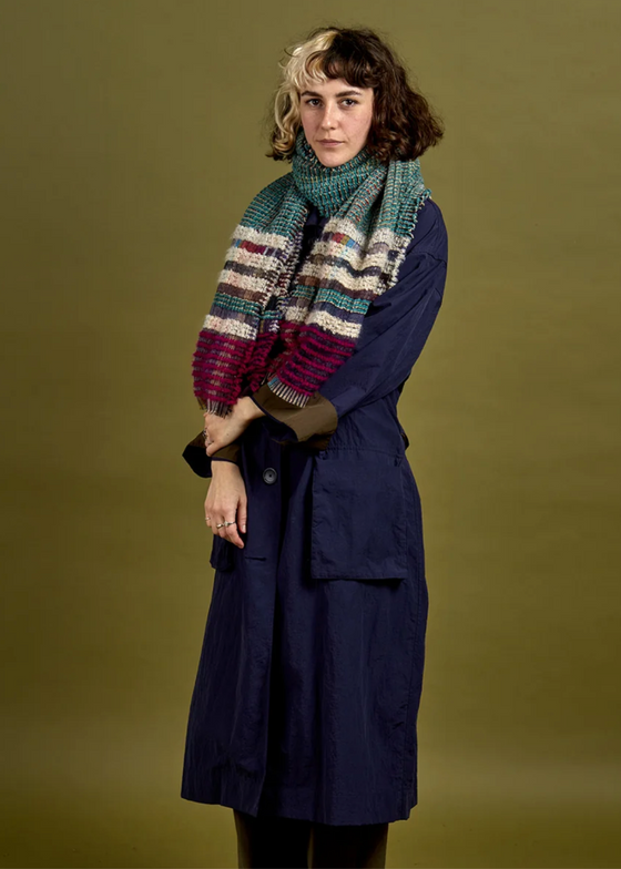 Wallace + Sewell | Mabel Wool + Cotton + Mohair Scarf | Pigeon