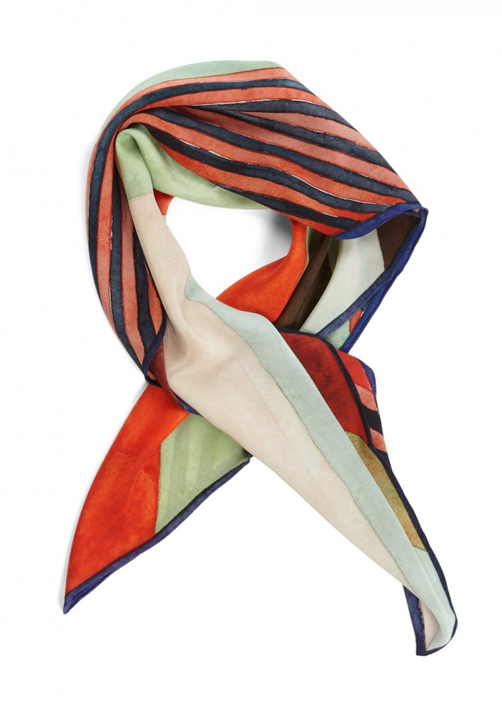 Wallace + Sewell | Oblique Printed Silk Scarf