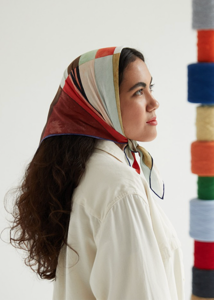 Wallace + Sewell | Oblique Printed Silk Scarf