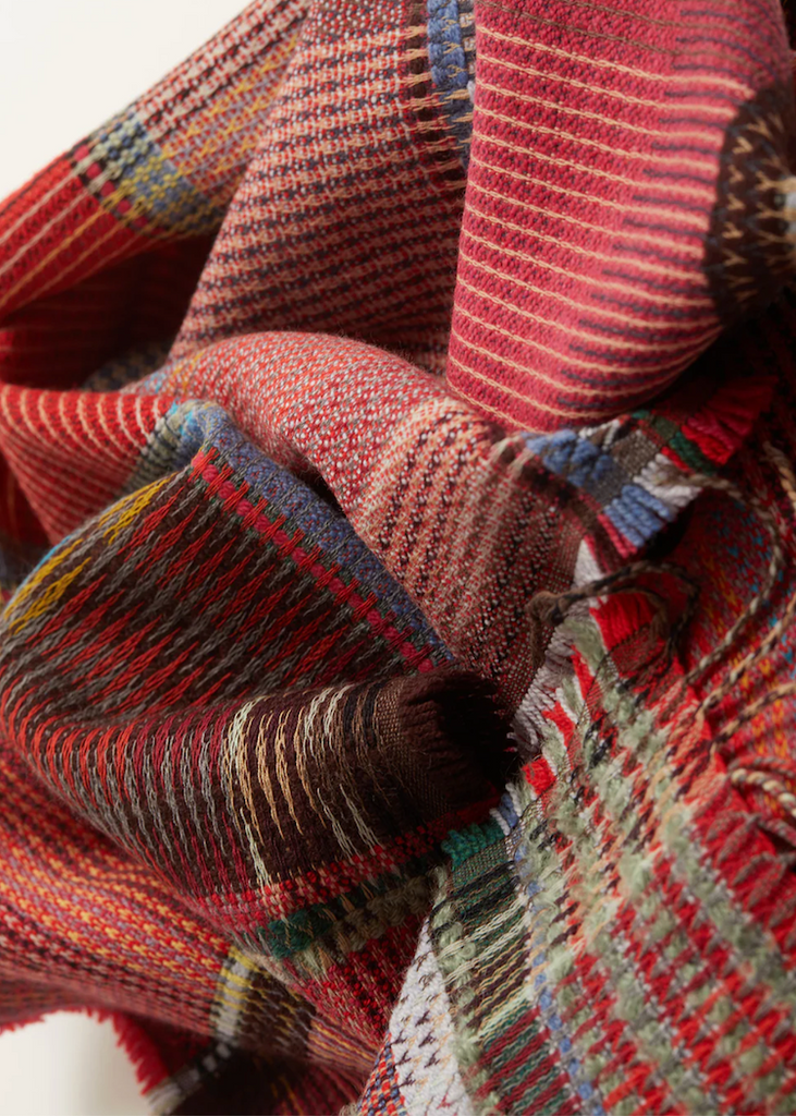 Wallace + Sewell | Ortensia Ruby Wool + Mohair Wrap
