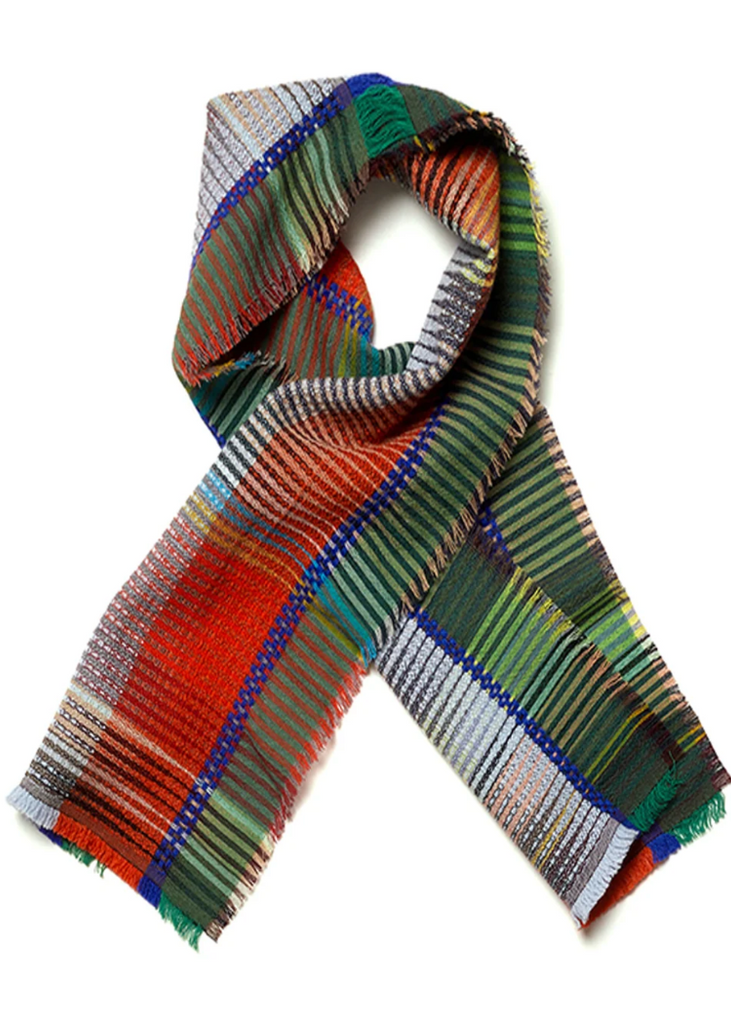 Wallace + Sewell | Peggy Wool + Cashmere Scarf | Kingfisher