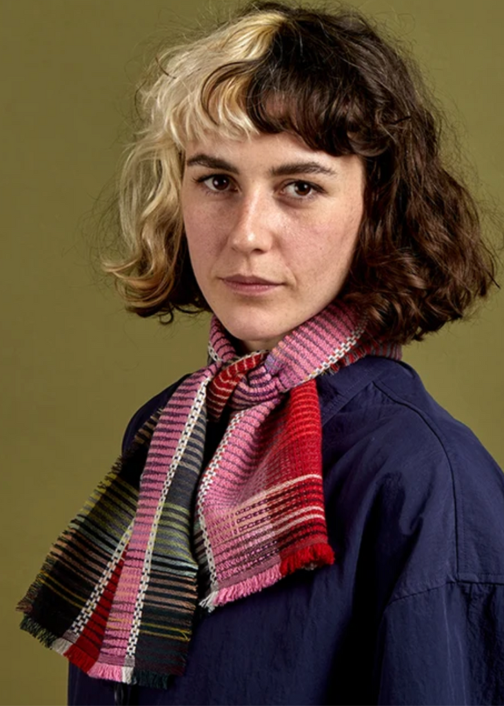 Wallace + Sewell | Peggy Wool + Cashmere Scarf | Rhubarb